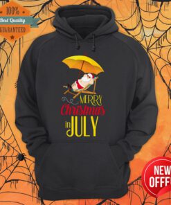 Nice Christmas In July With Santa Hoodie