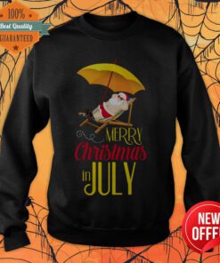 Nice Christmas In July With Santa Sweatshirt