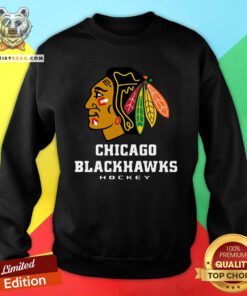 Nice Logo NHL Chicago Blackhawks Hockey Sweatshirt - Design By Teeshirtbear.com