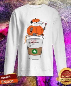 Nice Possum Spice Latte Coffee Halloween Sweatshirt