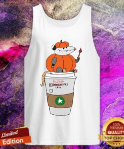 Nice Possum Spice Latte Coffee Halloween Tank Top