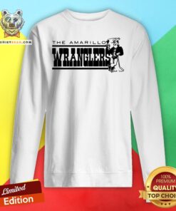 Official Amarillo Wranglers Hockey Sweatshirt - Design By Teeshirtbear.com