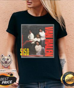 Official Eddie Van Halen 5150 V-neck - Design By Teeshirtbear.com