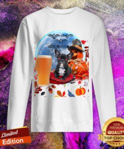 Official Halloween Pumpkins Bulldog Puppy Sweatshirt