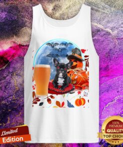Official Halloween Pumpkins Bulldog Puppy Tank Top