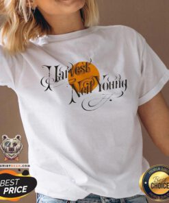 Official Harvest Neil Young V-neck - Design By Teeshirtbear.com