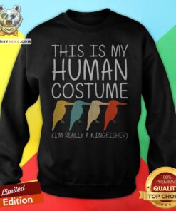 Official Kingfisher Halloween Human Costume Bird Animal Easy DIY Gift Sweatshirt - Design By Teeshirtbear.com