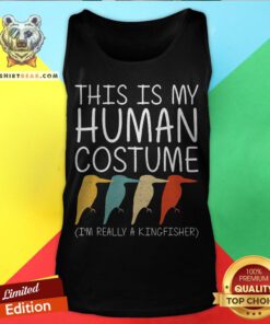 Official Kingfisher Halloween Human Costume Bird Animal Easy DIY Gift Tank Top - Design By Teeshirtbear.com