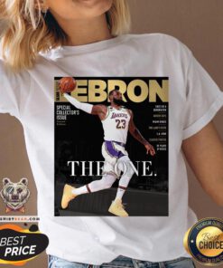 Official LeBron James The One V-neck - Design By Teeshirtbear.com