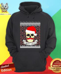 Official Santa Skull Ugly Christmas Hoodie - Design By Teeshirtbear.com