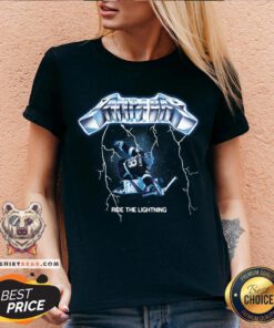 Official Tampa Bay Ride The Lightning V-neck - Design By Teeshirtbear.com