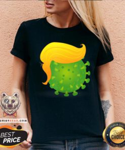 Official TRUMPDEMIC Anti Trump Virus V-neck