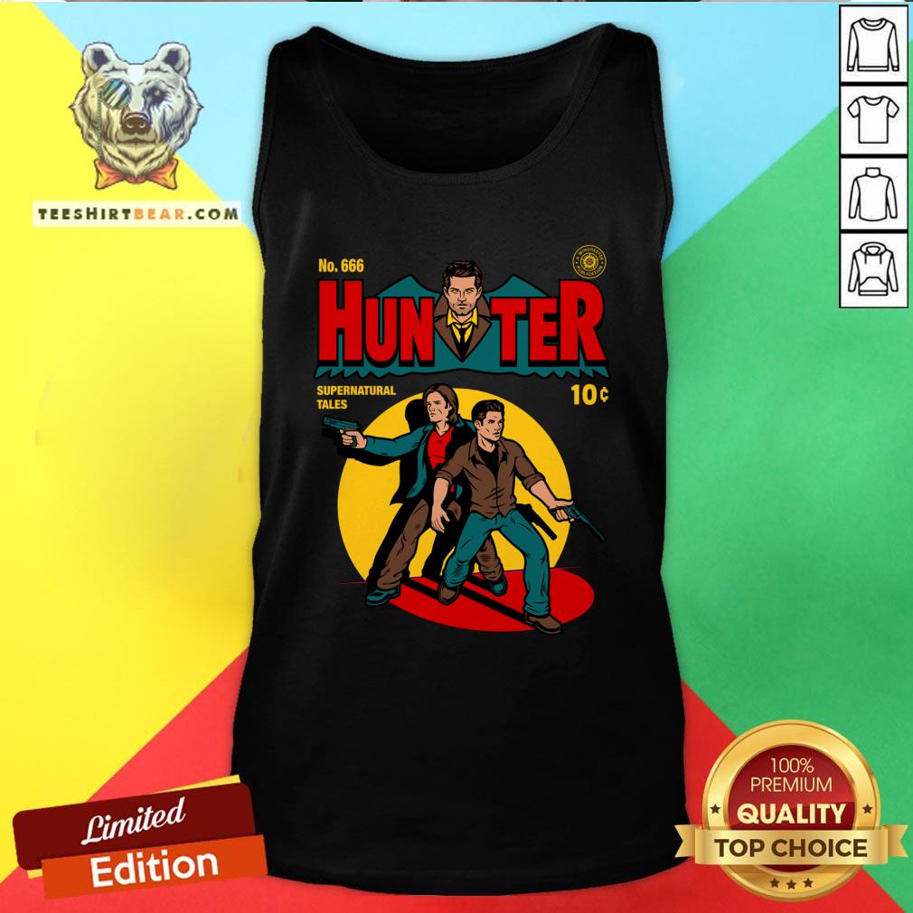 Original No 666 Hunter Comic Supernatural Tales Tank Top - Design By Teeshirtbear.com Original No 666 Hunter Comic Supernatural Tales Tank Top - Design By Teeshirtbear.com