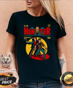 Original No 666 Hunter Comic Supernatural Tales V-neck - Design By Teeshirtbear.com