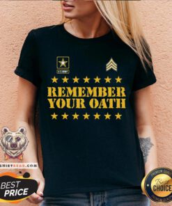 Original Remember Your Oath V-neck - Design By Teeshirtbear.com