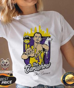 Perfect Alex Caruso Los Angeles Lakers The Carushow V-neck - Design By Teeshirtbear.com