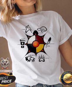 Perfect Native American Truth V-neck - Design By Teeshirtbear.com