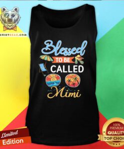 Premium Blessed To Be Called Mimi Summer Tank Top - Design By Teeshirtbear.com
