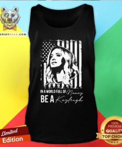Premium In A World Full Of Be A Navy Kayleigh Signature Tank Top - Design By Teeshirtbear.com