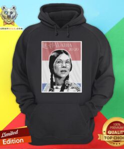 Premium Lie-A-Watha Elizabeth Warren 2020 Hoodie - Design By Teeshirtbear.com