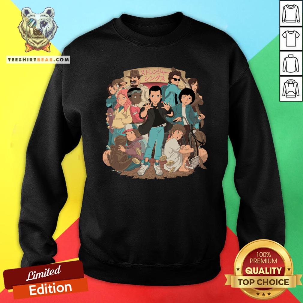 Premium Stranger Anime 2 Sweatshirt - Design By Teeshirtbear.com Premium Stranger Anime 2 Sweatshirt - Design By Teeshirtbear.com
