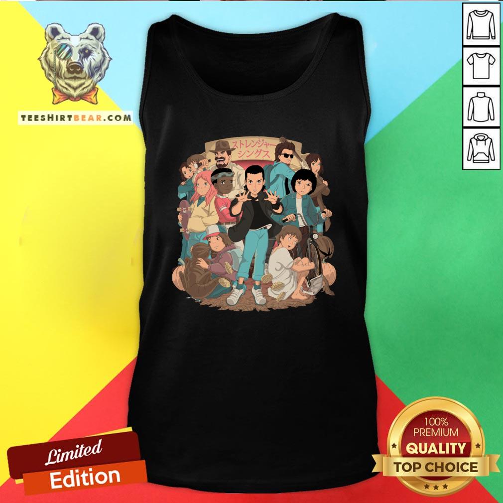 Premium Stranger Anime 2 Tank Top - Design By Teeshirtbear.com Premium Stranger Anime 2 Tank Top - Design By Teeshirtbear.com
