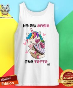 Premium Unicorn Ho Piu Ansia Che Tette Tank Top - Design By Teeshirtbear.com