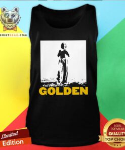 Pretty Golden Crewneck Tank Top - Design By Teeshirtbear.com