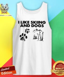 Pretty I Like Skilling And Dogs Tank Top - Design By Teeshirtbear.com