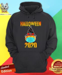 Pumpkin Wearing Mask Stay 6 Feet Away Halloween 2020 Hoodie - Design By Teeshirtbear.com