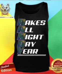 Randy Arozarena Rakes All Night Day Year Tank Top - Design By Teeshirtbear.com