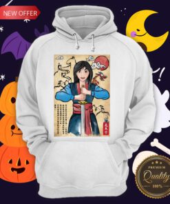 The Legend Of The Woman Warrior Woodblock Girl Hoodie