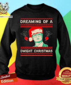 The Office TV Series Dreaming Of A Dwight Christmas Sweatshirt - Design By Teeshirtbear.com