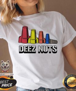 Top Deez Nuts Electrician V-neck - Design By Teeshirtbear.com