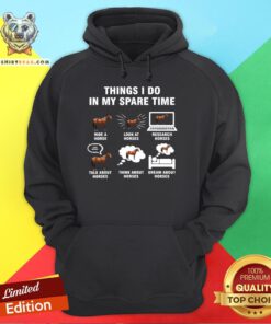 Top Things I Do In My Spare Time Horse Riding Hoodie - Design By Teeshirtbear.com