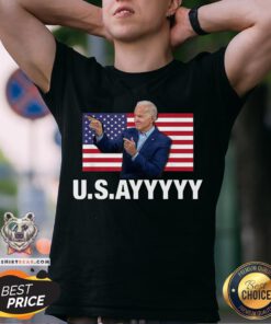 USAYYYYY – USA Joe Biden American Flag Winner Democrat T-Shirt - Design By Teeshirtbear.com