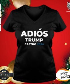 Awesome Adios Trump Castro 2020 V-neck - Design By Teeshirtbear.com