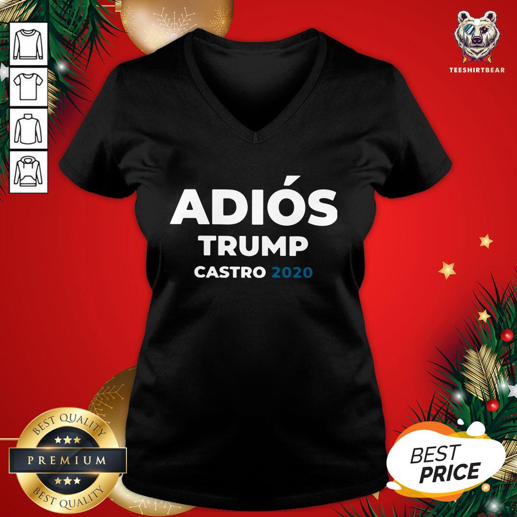 Awesome Adios Trump Castro 2020 V-neck - Design By Teeshirtbear.com Awesome Adios Trump Castro 2020 V-neck - Design By Teeshirtbear.com
