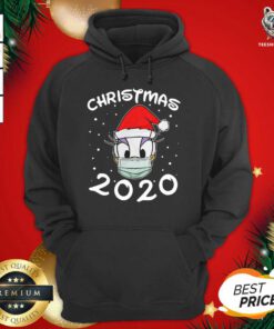 Face Daisy Santa Wear Mask Merry Christmas 2020 Christmas Hoodie - Design By Teeshirtbear.com