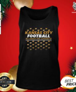 Awesome Kc Football All About The Alphabets Tank Top - Design By Teeshirtbear.com