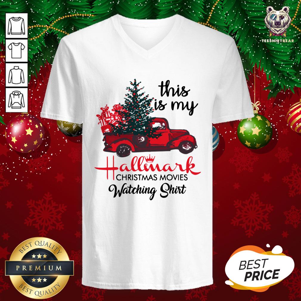 Awesome Pickup Truck This Is My Hallmark Christmas Movies Watching V-neck - Design By Teeshirtbear.com Awesome Pickup Truck This Is My Hallmark Christmas Movies Watching V-neck - Design By Teeshirtbear.com