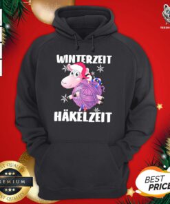 Awesome Winterzeit Hakelzeit Hoodie - Design By Teeshirtbear.com