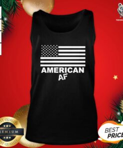 Beautiful American Af Flag Tank Top - Design By Teeshirtbear.com