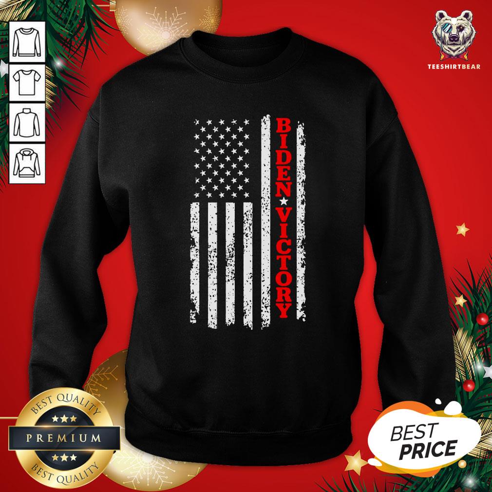 Beautiful Biden Victory Sweatshirt - Design By Teeshirtbear.com Beautiful Biden Victory Sweatshirt - Design By Teeshirtbear.com