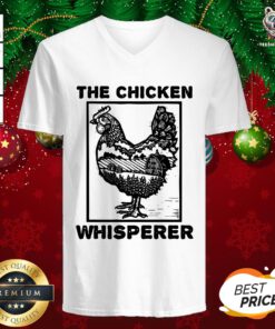 Beautiful Farmer Farming The Chicken Whisperer V-neck - Design By Teeshirtbear.com