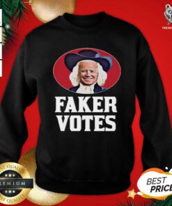 Beautiful Joe Biden Faker Votes Sweatshirt - Design By Teeshirtbear.com