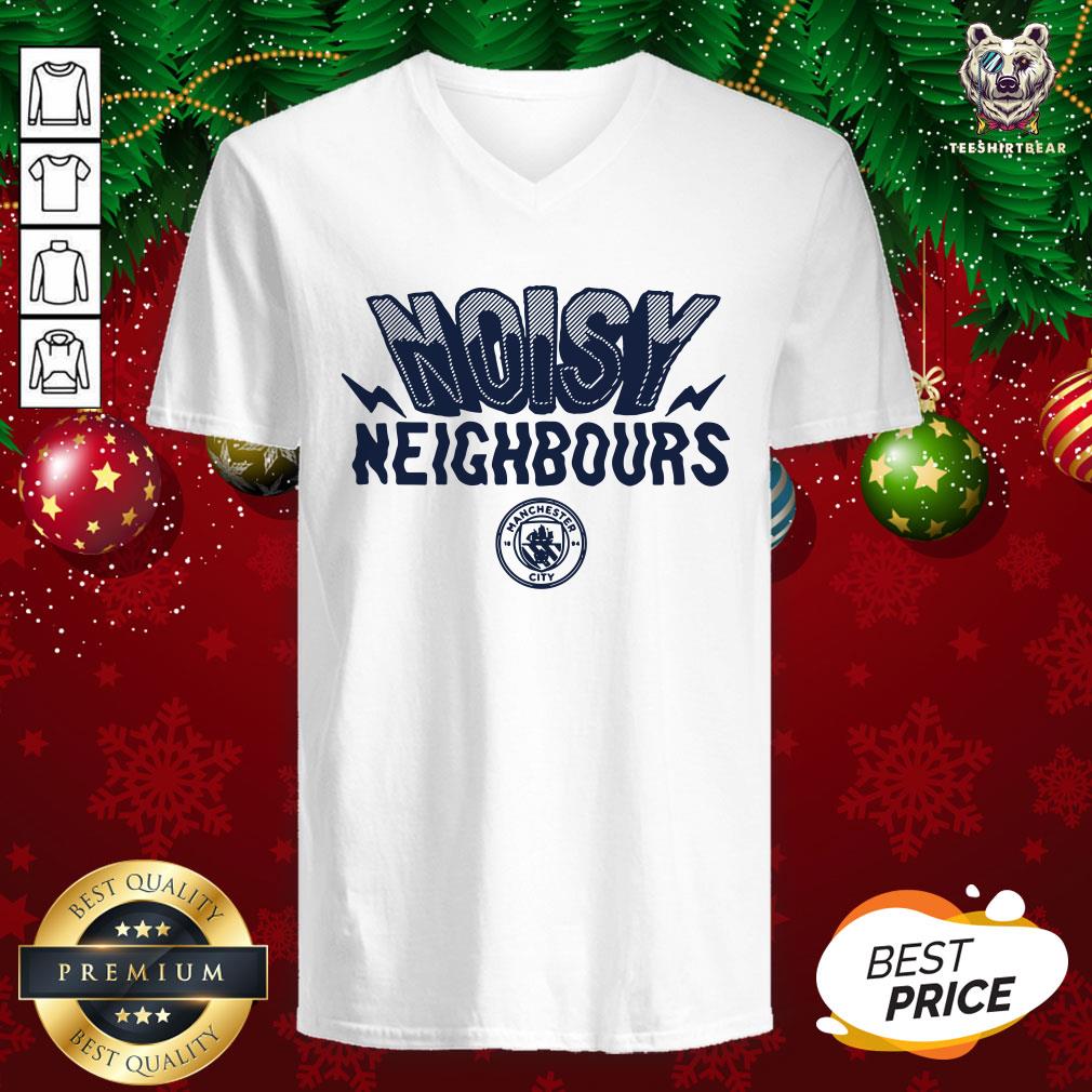 Beautiful Noisy Neighbours Manchester V-neck - Design By Teeshirtbear.com Beautiful Noisy Neighbours Manchester V-neck - Design By Teeshirtbear.com