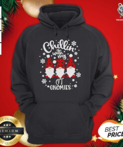 Best Chillin With My Gnomies Flannel OT Christmas 2020 Hoodie- Design by T-shirtBear.com