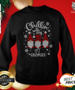 Best Chillin With My Gnomies Flannel OT Christmas 2020 Sweatshirt- Design by T-shirtBear.com