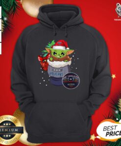 Better New Orleans Pelicans Christmas Baby Yoda Star Wars Funny Happy NBA Hoodie- Design by T-shirtBear.com
